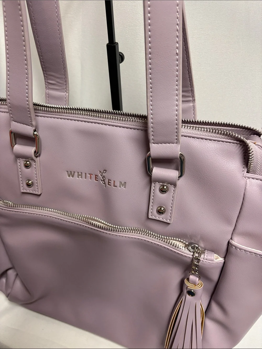 West Elm Gemini Mini Convertible Backpack Limited Edition Heather Purple